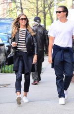 HEIDI KLUM and Vito Schnabel Out in New York 04/23/2017