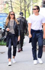 HEIDI KLUM and Vito Schnabel Out in New York 04/23/2017