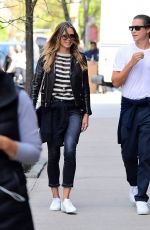 HEIDI KLUM and Vito Schnabel Out in New York 04/23/2017