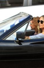 HEIDI KLUM Driving Out in Beverly Hills 04/18/2017