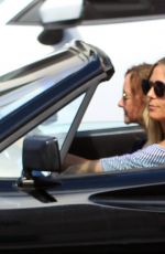 HEIDI KLUM Driving Out in Beverly Hills 04/18/2017