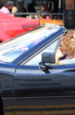 HEIDI KLUM Driving Out in Beverly Hills 04/18/2017