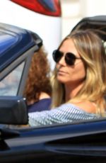 HEIDI KLUM Driving Out in Beverly Hills 04/18/2017