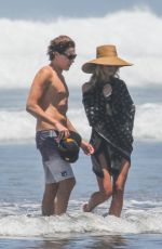 HEIDI KLUM in Bikini at a Beach in San Jose 04/14/2017