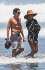 HEIDI KLUM in Bikini at a Beach in San Jose 04/14/2017
