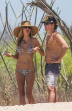 HEIDI KLUM in Bikini at a Beach in San Jose 04/14/2017