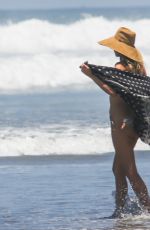 HEIDI KLUM in Bikini at a Beach in San Jose 04/14/2017