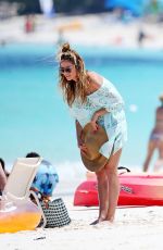 HEIDI KLUM in Bikini at a Beach in Turks and Caicos 04/05/2017