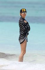 HEIDI KLUM in Bikini on the Beach in Turks & Caicos 04/02/2017