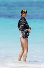 HEIDI KLUM in Bikini on the Beach in Turks & Caicos 04/02/2017