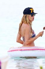 HEIDI KLUM in Bikini on Vacation in Saint Barthelemy 04/08/2017