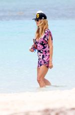 HEIDI KLUM in Bikini on Vacation in Saint Barthelemy 04/08/2017