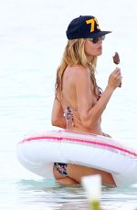HEIDI KLUM in Bikini on Vacation in Saint Barthelemy 04/08/2017