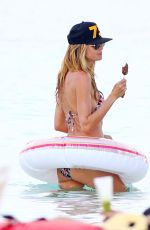 HEIDI KLUM in Bikini on Vacation in Saint Barthelemy 04/08/2017