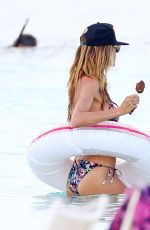 HEIDI KLUM in Bikini on Vacation in Saint Barthelemy 04/08/2017