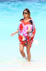 HEIDI KLUM in Bkini on the Beach at Caicos Islands 04/06/2017