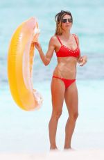 HEIDI KLUM in Bkini on the Beach at Caicos Islands 04/06/2017