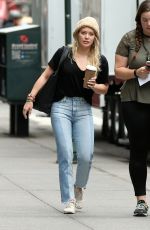 HILARY DUFF Arrives on the Set of Younger in New York 04/17/2017