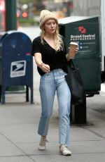 HILARY DUFF Arrives on the Set of Younger in New York 04/17/2017