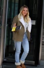 HILARY DUFF Arrives on the Set of Younger in New York 04/20/2017