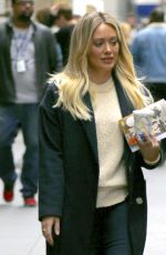 HILARY DUFF Arrives on the Set of Younger in New York 04/24/2017