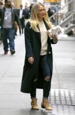 HILARY DUFF Arrives on the Set of Younger in New York 04/24/2017