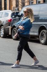 HILARY DUFF Leaves Younger Set in New York 04/03/2017