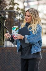 HILARY DUFF Leaves Younger Set in New York 04/03/2017