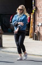 HILARY DUFF Leaves Younger Set in New York 04/03/2017