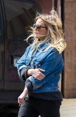 HILARY DUFF Leaves Younger Set in New York 04/03/2017