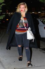 HILARY DUFF Night Out in New York 04/21/2017