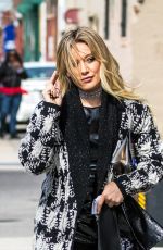 HILARY DUFF on the Set of Younger in New York 04/03/2017