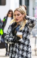 HILARY DUFF on the Set of Younger in New York 04/03/2017