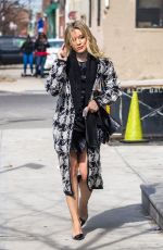 HILARY DUFF on the Set of Younger in New York 04/03/2017