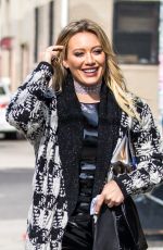 HILARY DUFF on the Set of Younger in New York 04/03/2017