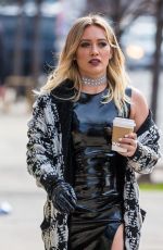 HILARY DUFF on the Set of Younger in New York 04/03/2017