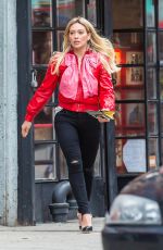 HILARY DUFF on the Set of Younger in New York 04/10/2017