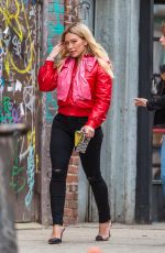 HILARY DUFF on the Set of Younger in New York 04/10/2017
