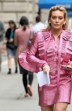HILARY DUFF on the Set of Younger in New York 04/17/2017