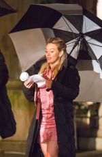 HILARY DUFF on the Set of Younger in New York 04/26/2017