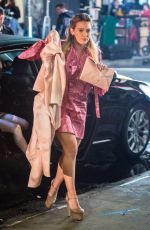 HILARY DUFF on the Set of Younger in New York 04/26/2017
