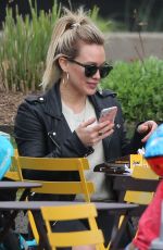 HILARY DUFF Out for Lunch in New York 04/23/2017
