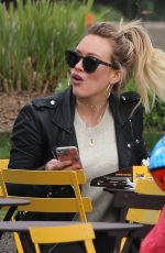 HILARY DUFF Out for Lunch in New York 04/23/2017