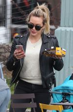 HILARY DUFF Out for Lunch in New York 04/23/2017