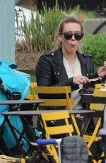 HILARY DUFF Out for Lunch in New York 04/23/2017