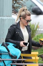 HILARY DUFF Out for Lunch in New York 04/23/2017