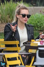 HILARY DUFF Out for Lunch in New York 04/23/2017