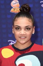 LAURIE HERNANDEZ at 2017 Radio Disney Music Awards in Los Angeles 04/29/2017