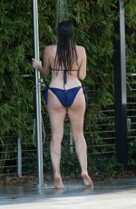 IMOGEN THOMAS in Bikini at a Pool in Madrid 04/23/2017