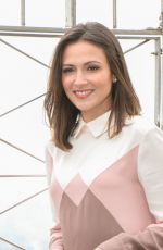 ITALIA RICCI Promotes Designated Survivor at Empire State Building in New York 04/05/2017